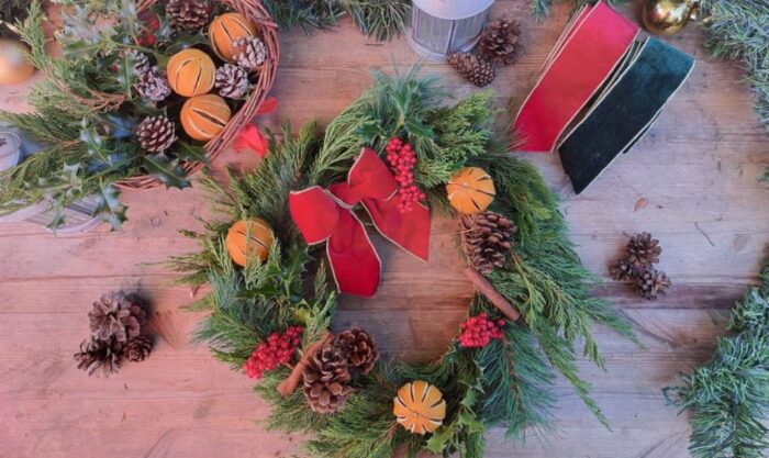 deen city farm wreath