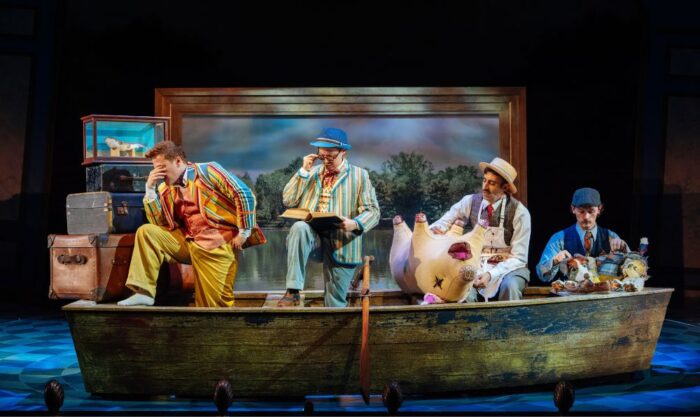 The Rose Theatre’s new production of Three Men in a Boat sends Jerome K. Jerome’s much-loved comic novel hurtling down the Thames